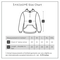 Artik Santhome Hoodie Without Zipper Size Chart