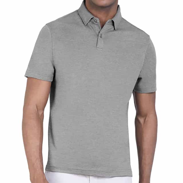 Bdnc Santhome Polo Shirt With Uv Protection Grey Melange