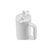 Bern 2.0 Hans Larsen Recycled Stainless Steel Tumbler With Straw Lid White 1