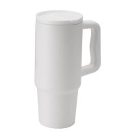 Bern 2.0 Hans Larsen Recycled Stainless Steel Tumbler With Straw Lid White