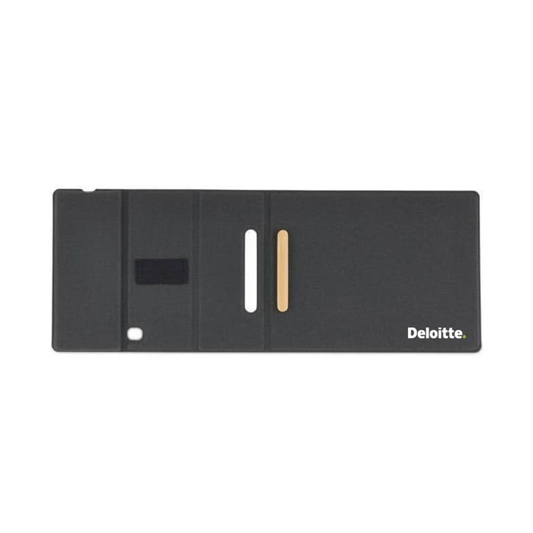 Blace Change Zero Recycled Pu 15w Wireless Mousepad & Desk Organizer Black 1