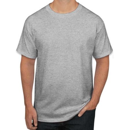 Bioone80 By Santhome Premium Roundneck T Shirt Ash Melange