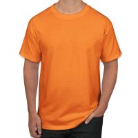 Bioone80 By Santhome Premium Roundneck T Shirt Orange