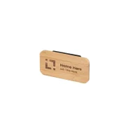 Cesa Fsc Certified Sustainable Bamboo Name Badge With Magnet 4