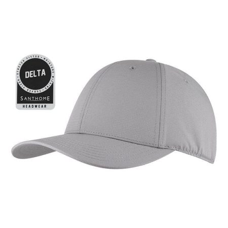 Delta Santhome® Dryncool® Performance Stretch Fitted Cap Grey