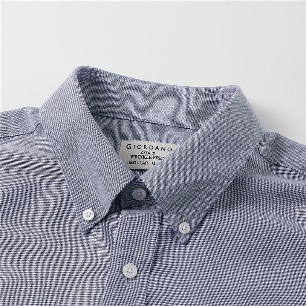 Giordano Full Sleeve Men's Formal Shirt Grey 1