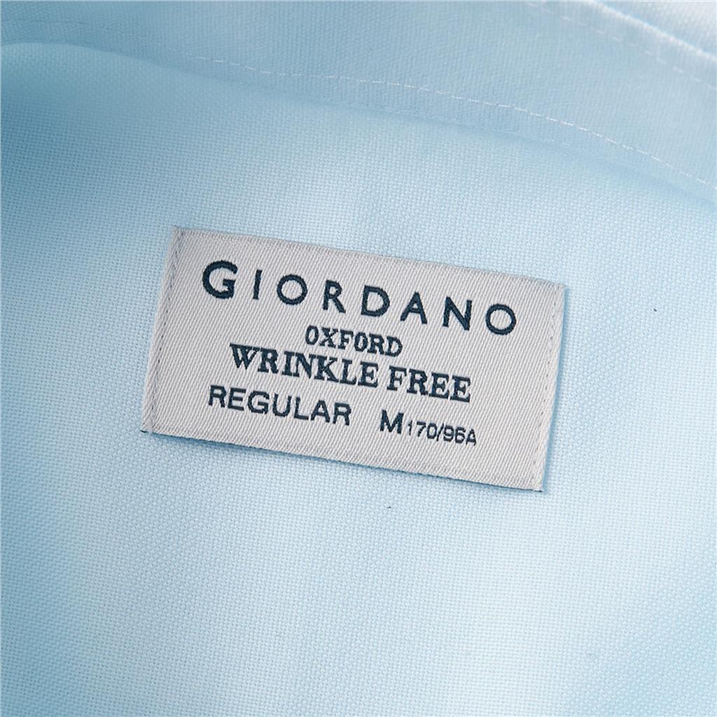 Giordano Full Sleeve Men's Formal Shirt Light Blue 2