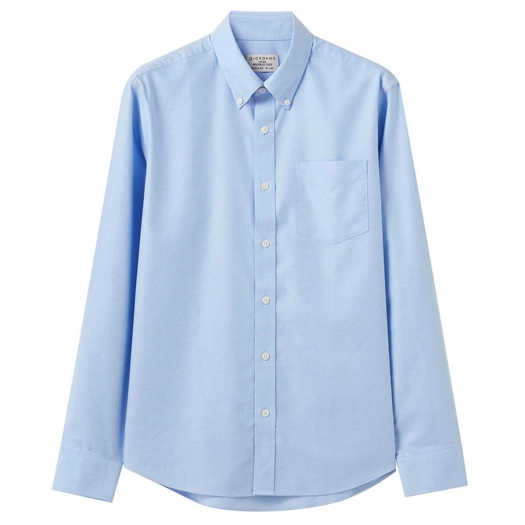 Giordano Full Sleeve Men's Formal Shirt Light Blue
