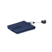 Koln Santhome Id Cardholder With Reel Badge Navy Blue 1