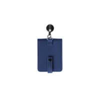 Koln Santhome Id Cardholder With Reel Badge Navy Blue 3