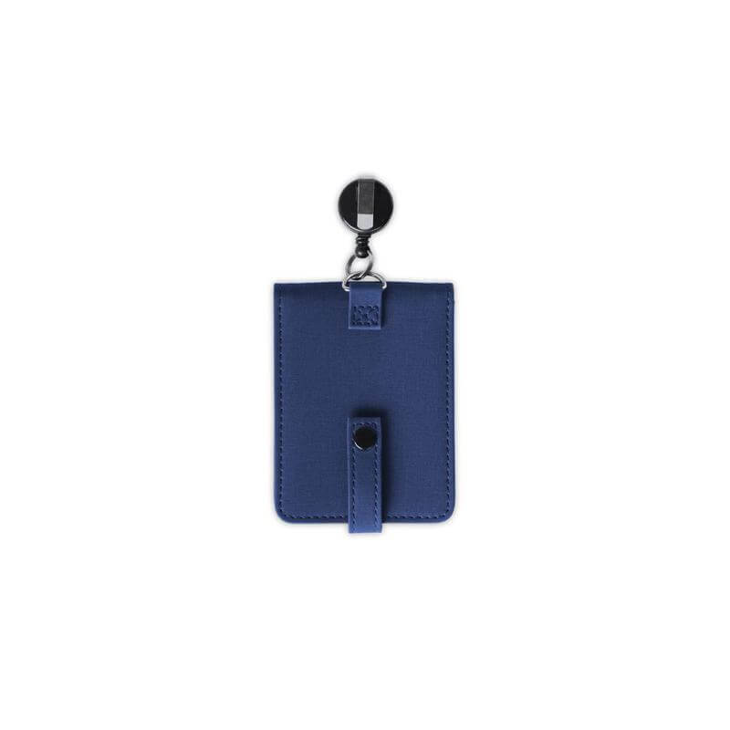 Koln Santhome Id Cardholder With Reel Badge Navy Blue 3