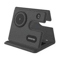 Plana Change Zero Recycled 3 In 1 Wireless Charger Station Black 1