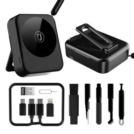 Romont Giftology 6 In 1 Mag Wireless Charger, Multicable & Cleaning Kit 1