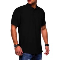 Santhome Shield Polo Shirt With Heiq Viroblock Tech (anti Viral) Black