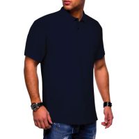 Santhome Shield Polo Shirt With Heiq Viroblock Tech (anti Viral) Navy Blue