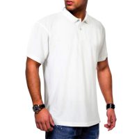 Santhome Shield Polo Shirt With Heiq Viroblock Tech (anti Viral) White