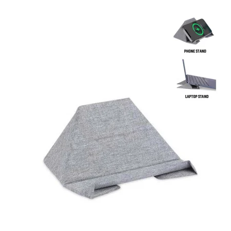 Standie Giftology Rpet 2 In 1 Laptop And Phone Stand Grey