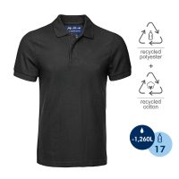 Santhome Pro Earth (mens) The Fully Recycled Polo Shirt Black