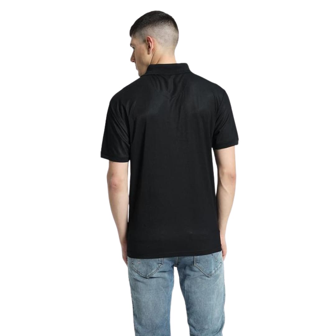 Santhome Terra Recycled Polo Shirt Black 1