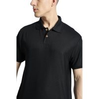 Santhome Terra Recycled Polo Shirt Black