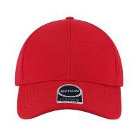 Titan Santhome Recycled 6 Panel Adjustable Cap Red 1