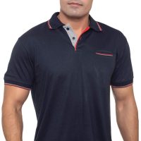 Tropikana Santhome Dryncool Polo Shirt With Uv Protection Navy Blue