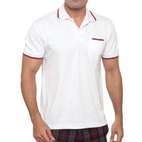 Tropikana Santhome Dryncool Polo Shirt With Uv Protection White