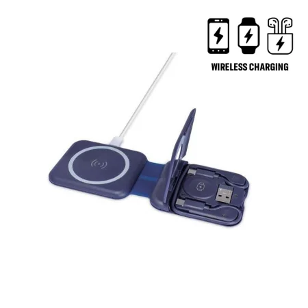 Turin @memorii Foldable Wireless Charger And Multicable Set