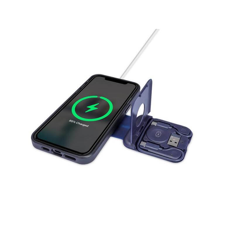 Turin @memorii Foldable Wireless Charger And Multicable Set 4