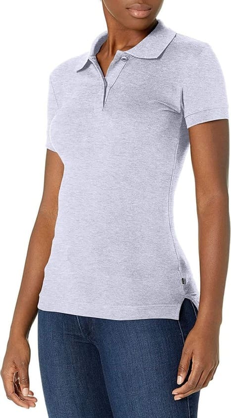 Wbdnc Santhome Women's Polo Shirt With Uv Protection Grey
