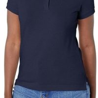 Wbdnc Santhome Women's Polo Shirt With Uv Protection Navy Blue